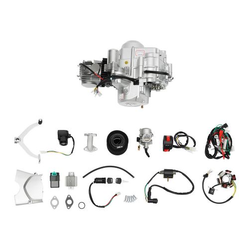 125cc 4 stroke atv engine motor w/ reverse electric start semi auto go kart quad