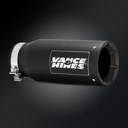 Vance &amp; hines 5&#034; x 6.5&#034; x 16&#034; black eliminator universal exhaust tip 46908