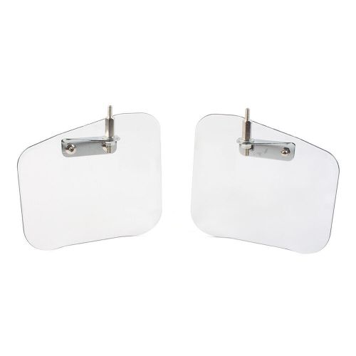 Motorcycle white air wing windshield deflector mirror mount for honda gl1800 f6b