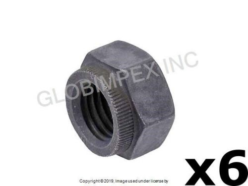 Bmw (1967-2006) lock nut - 12 x 1.5 mm (6) genuine + 1 year warranty