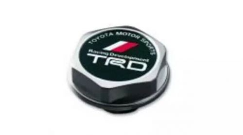 Genuine toyota trd japan version screw on forged billet aluminium oil cap ptr04-