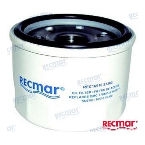 Recmar oil filter suzuki-johnson (rec16510-87j00)