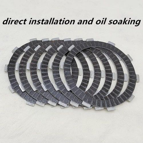 Clutch kit carbon fiber friction plates &amp; heavy duty springs gasket for...