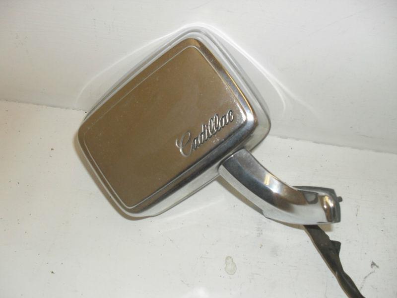 1987 - 1991 1992 cadillac fleetwood / brougham rh chrome power mirror oem a0553