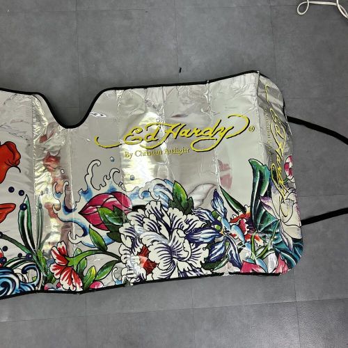 Ed hardy by christian audigier y2k vintage car sun visor car accessories