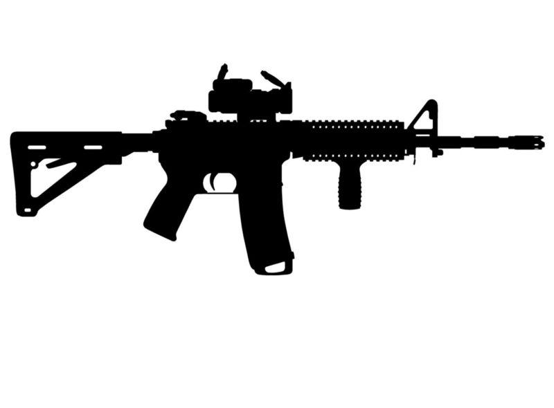 Ar-15 decal sticker vinyl magpul die cut *life size* !