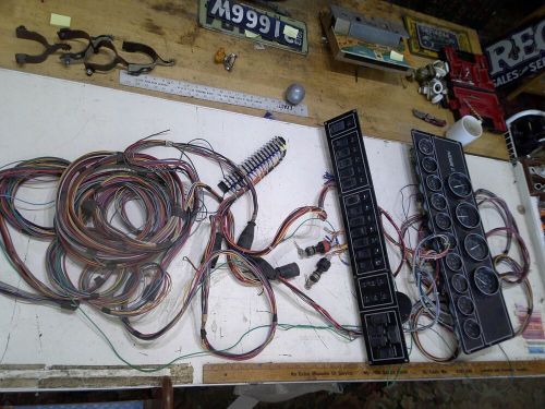 Nova ii ~ boat ignition ~ complete wiring harness ~ keys ~ guages wiring block