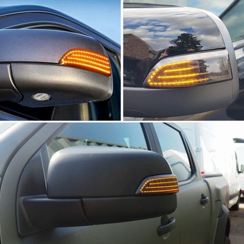 Dynamic led side mirror turn signal lights indicator for ford ranger lariat 4pcs