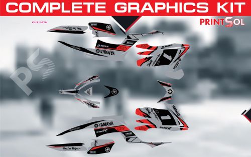 Yamaha raptor 700r 2013-2022 full graphics decals stickers kit