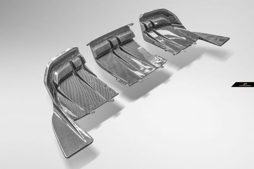 Audi rs e-tron gt / e-tron gt - future design style carbon rear diffuser-