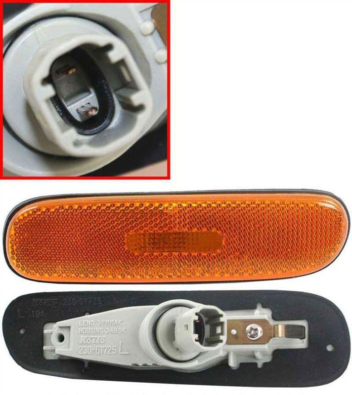 Side marker light lamp assembly driver's left side