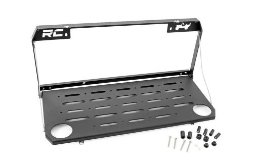 Rough country folding tailgate table for 2018-2024 jeep wrangler jl/jlu 10625