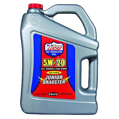 Lucas oil jr. dragster-karting oil 5 qt jug luc10471