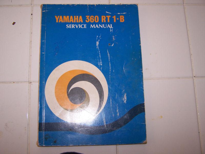 Yamaha  360 rt 1-b  factory service manual  &  parts catalog 