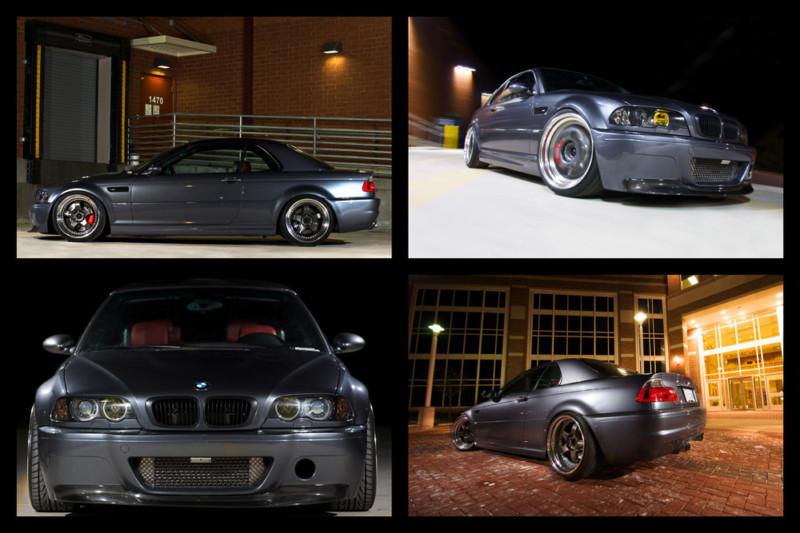 Bmw m3 e46 on work wheels hd poster sports car print multiple sizes available