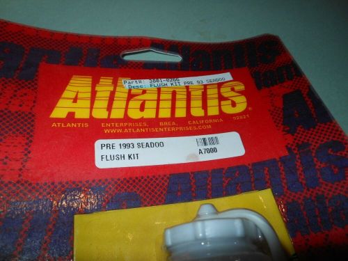 New atlantis flush kit with t-fitting  fits: pre 1993 seadoo 3801-0266