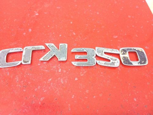 Mercedes benz clk320 clk 320 emblem letters badge trunk  oem factory genuine