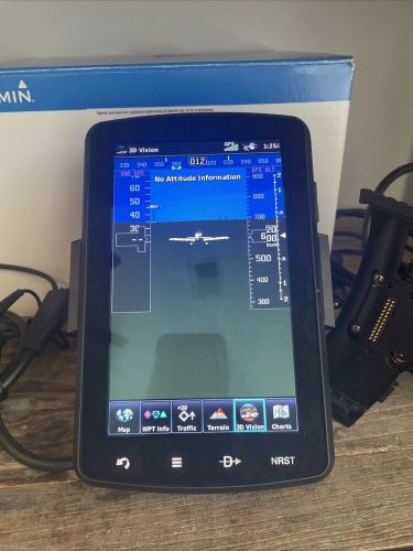 USED Garmin Aera 795 Touchscreen Aviation GPS W/panel mount & GPS antenna, US $850.00, image 3