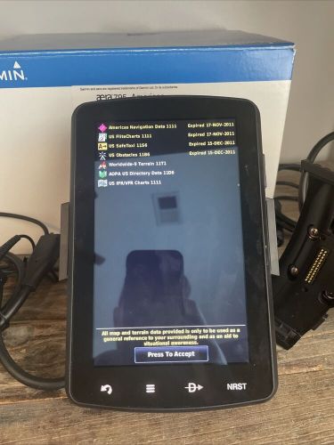 USED Garmin Aera 795 Touchscreen Aviation GPS W/panel mount & GPS antenna, US $850.00, image 19