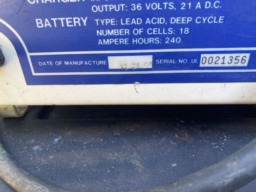 Ez go textron 36 v battery charger for golf cart