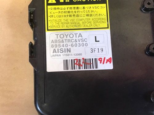 2003-2004 lexus gx470 brake abs trc vsc control module unit oem 89540-60300