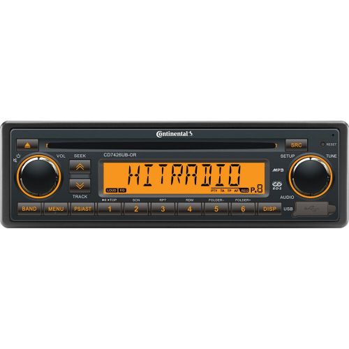 Continental stereo w/cd/am/fm/bt/usb - 24v