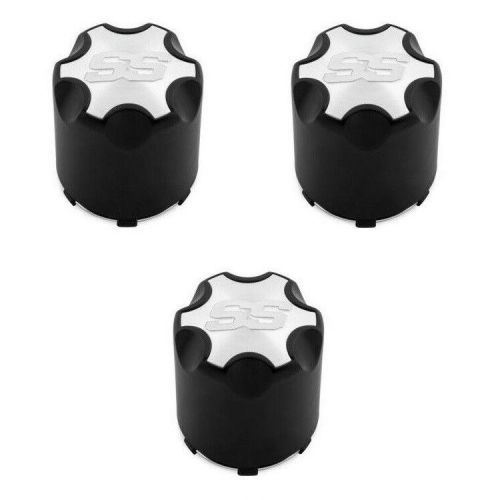 Itp® c441ss - ss golf cart wheel center caps 3pk