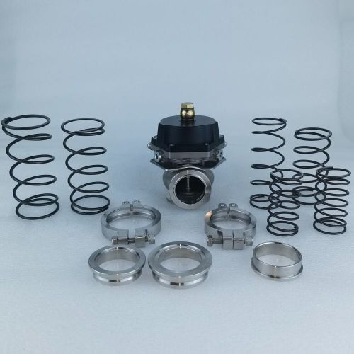 Gvw-40 external wastegate kit/valve 40mm v-band black tial mvs 38mm upgraded