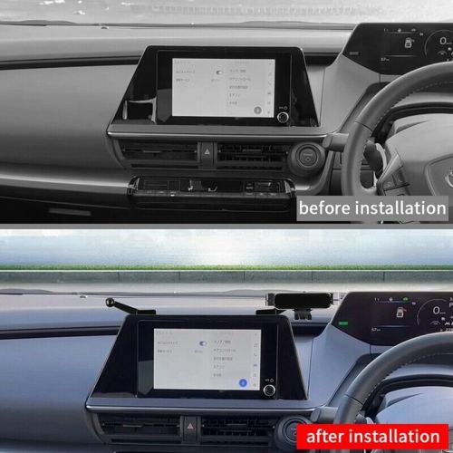 Car front dashboard 8 inch screen rear storage box with phone holder for 3725