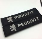 Peugeot pugs seat belt pads silver black