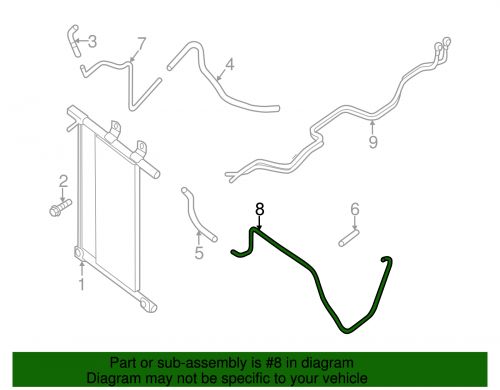 Genuine nissan oil tube 21621-1pd0a