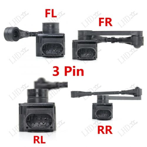 1 set front &amp; rear left right air suspension height sensor for land rover lr3，