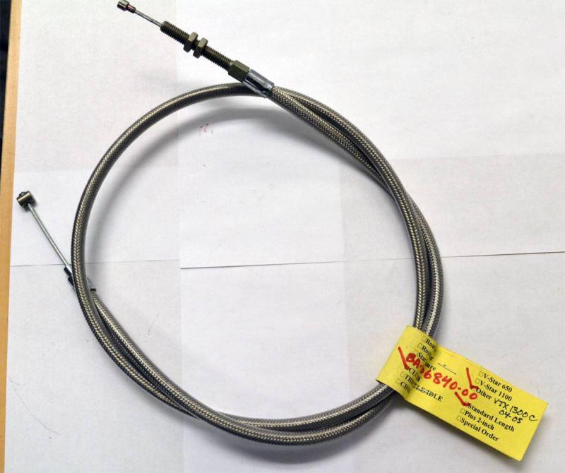 Honda vtx 1300-c 1300c braided stainless clutch cable by barons