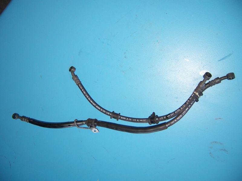 073 suzuki gsxr1000 gsxr 1000 01 02 front brake hydraulic line hose calipers