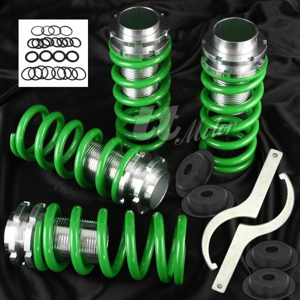 Save 88-00 honda civic green coilover springs ex lx si eg ek