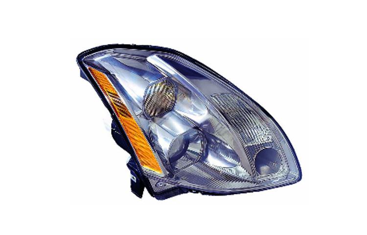 Right passenger side replacement headlight halogen type 04-06 nissan maxima