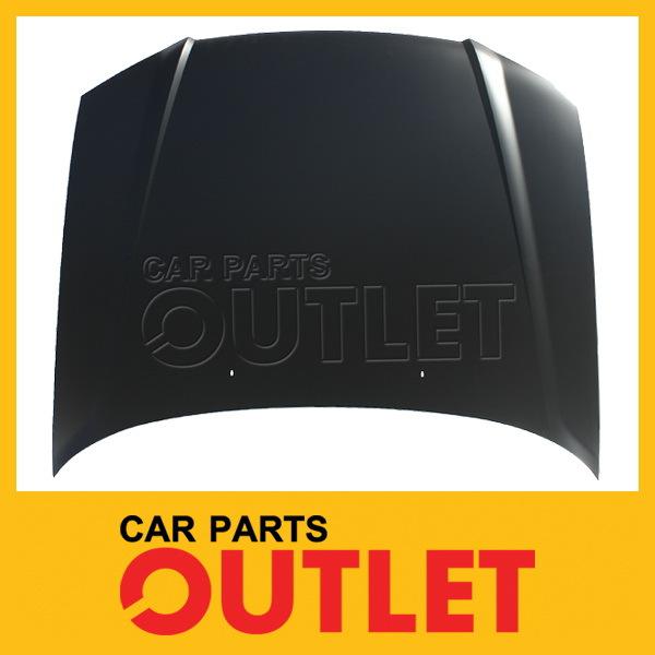 Hood panel primered black steel replacement for 2001-2002 kia optima magentis