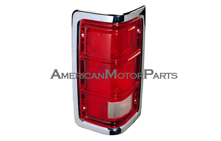 Driver replacement chrome trim tail light 87-93 dodge ramcharger trailduster