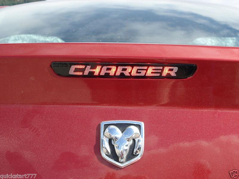 Dodge charger 3rd brake light decal overlay 06 07 08 mopar