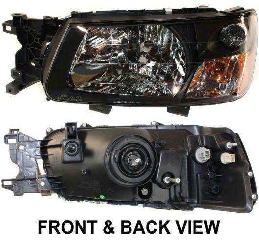 New headlight lamp driver left side clear lens halogen lh hand su2502111