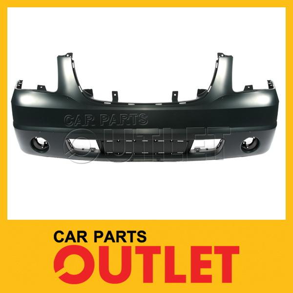 2007-2010 2011 yukon front bumper cover primed black facial xl denali w/fog hole