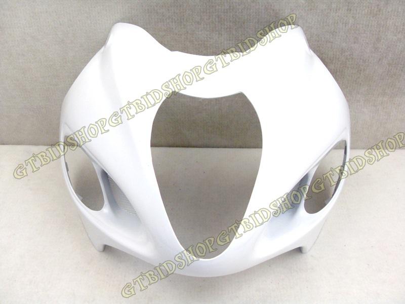 Universal nose fairing for suzuki gsxr 1300 hayabusa 99 00 02 03 04 06 07 white