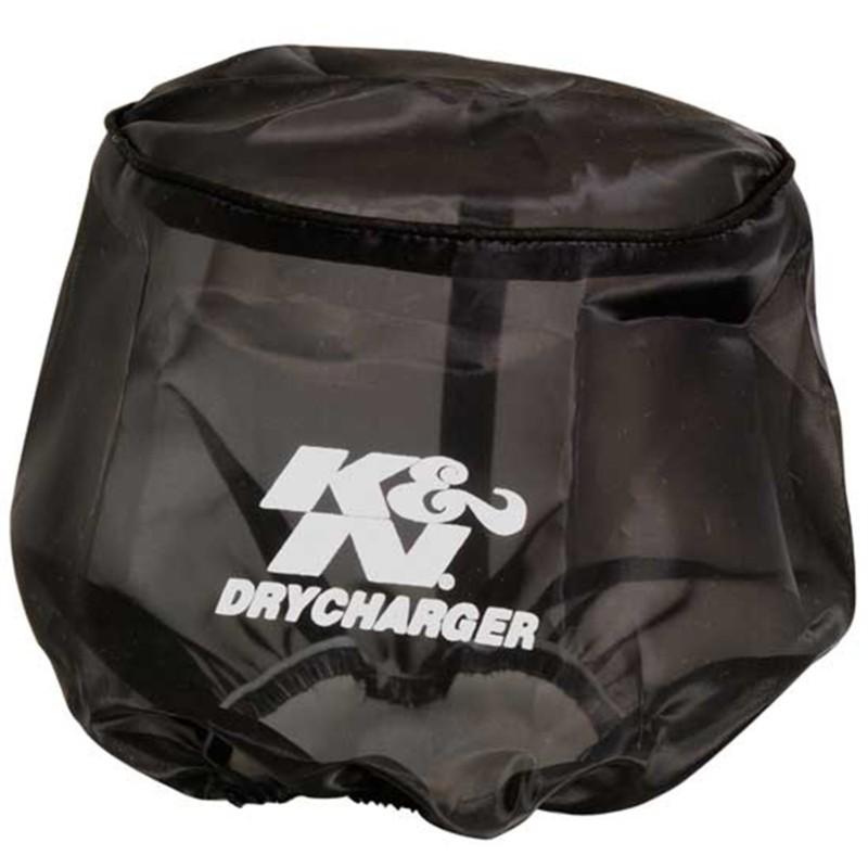 K&n filters rc-5173dk - drycharger filter wrap; black; round tapered; base 7.5 x