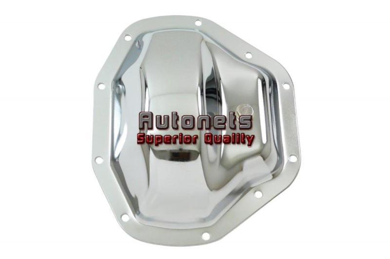 Chrome steel differential cover chevy gmc dana 80 rear 13 bolt street hot rod