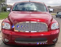 06-10 chevy hhr stainless mesh grille insert aps c75212t main grille