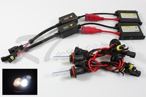 H11 h11b h9 diy 6000k white ac slim ballasts xenon hid low beam conversion kit