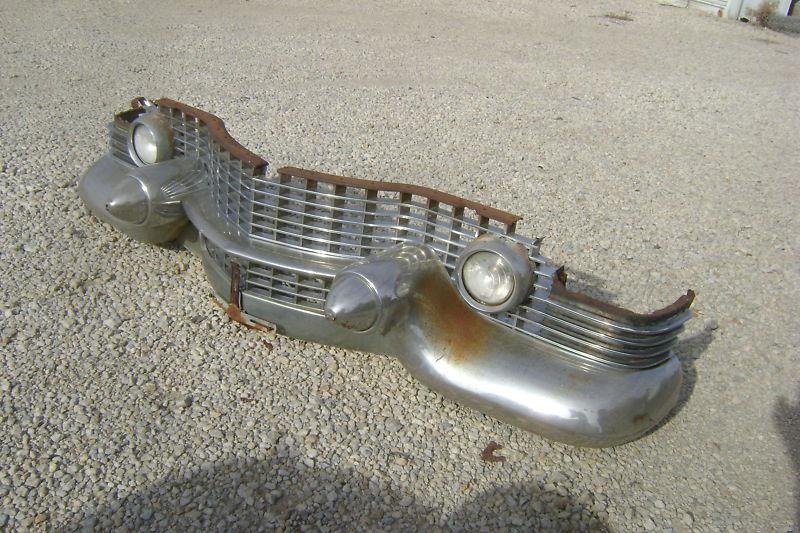 1954 54 cadillac front bumper & grill assembly eldorado