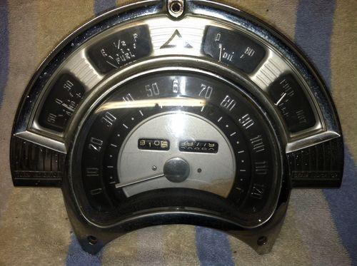 1950 chysler dash/ gages