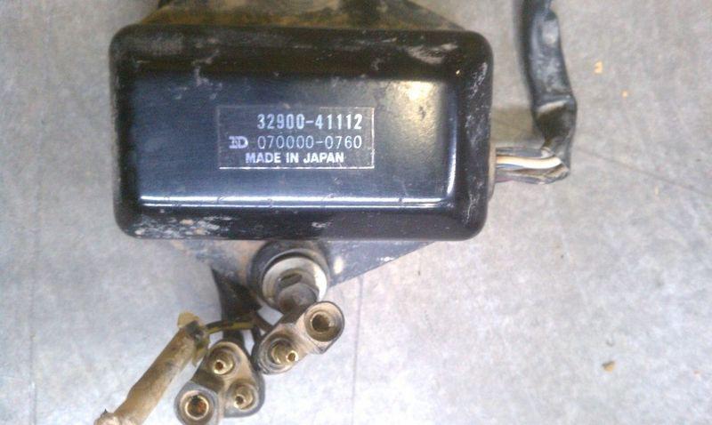  1978 suzuki rm 250 electrical black box cdi rectifier 32900 4112 0760 rm250