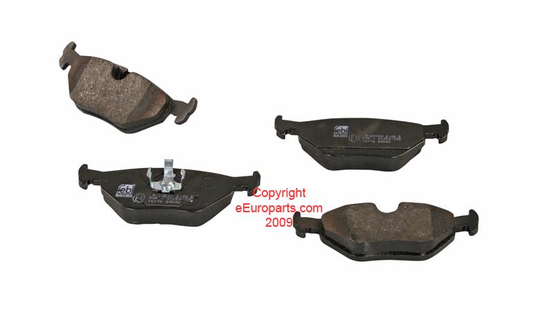 New febi bmw disc brake pad set - rear 16176 34211160198f